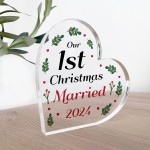 Our 1st Christmas Married Personalised Couple Gift For Christmas