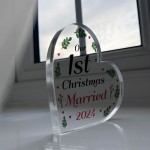 Our 1st Christmas Married Personalised Couple Gift For Christmas