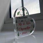 Our 1st Christmas As Mr And Mrs ANY SURNAME Personalised