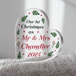 Our 1st Christmas As Mr And Mrs ANY SURNAME Personalised