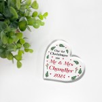 Our 1st Christmas As Mr And Mrs ANY SURNAME Personalised