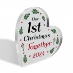 Our First Christmas Together Personalised Gift For Boyfriend