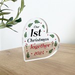 Our First Christmas Together Personalised Gift For Boyfriend