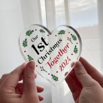 Our First Christmas Together Personalised Gift For Boyfriend