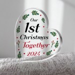 Our First Christmas Together Personalised Gift For Boyfriend