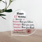 13th Birthday Acrylic Plaque 13th Birthday Gifts for Girls