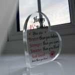 15th Birthday Acrylic Plaque 15th Birthday Gifts for Girls