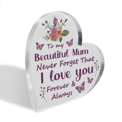 Gifts for Mum Keepsake Christmas for Mum Best Mum Birthday Gifts