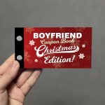 Christmas Boyfriend Gifts Coupons For Him Couples Gift Fun