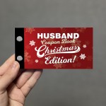 Christmas Husband Gifts Coupons For Him Couples Gift Fun Book