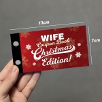 Christmas Wife Gifts Coupons For Her Couples Gift Fun Book