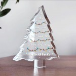 Personalised Family Christmas Decoration Freestanding Tree