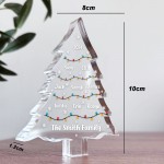 Personalised Family Christmas Decoration Freestanding Tree