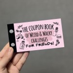 Coupon Book Friendship Edition Funny Challenges Book For Friends