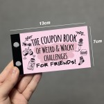 Coupon Book Friendship Edition Funny Challenges Book For Friends