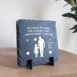 Dad Gifts From Daughter Father And Daughter Gift Slate Plaque