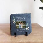 Personalised Mr And Mrs Photo Frame Slate Plaque Wedding Gifts