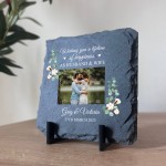 Personalised Mr And Mrs Photo Frame Slate Plaque Wedding Gifts