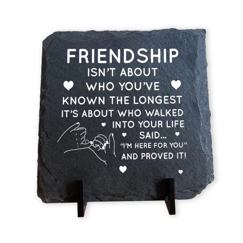 Friendship Plaques Slate Standing Plaque Gifts For Women