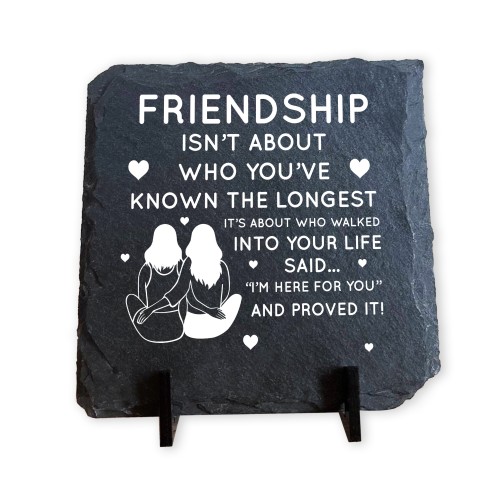 Friendship Plaques Gifts For Women Slate Standing Plaque