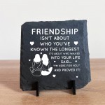 Friendship Plaques Gifts For Women Slate Standing Plaque