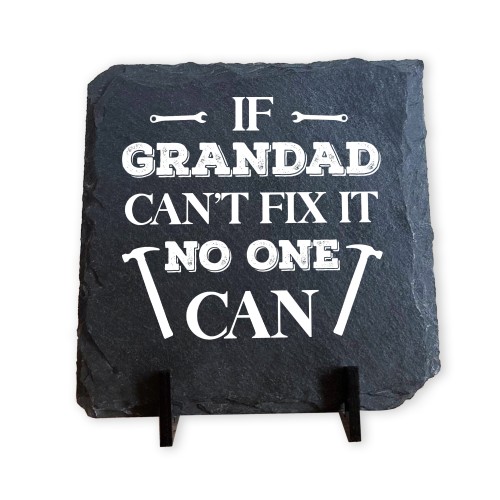 Grandad Gifts Standing Slate Plaque From Granddaughter Grandson 