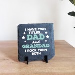 Dad Grandad Gifts Standing Slate Plaque Grandad Gift