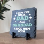 Dad Grandad Gifts Standing Slate Plaque Grandad Gift