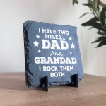 Gift for Grandad Standing Slate Plaque Grandad Gift