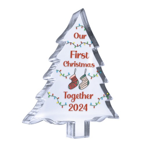 Personalised Our First 1st Christmas Together Acrylic Ornament