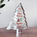 Personalised Our First 1st Christmas Together Acrylic Ornament