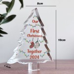 Personalised Our First 1st Christmas Together Acrylic Ornament