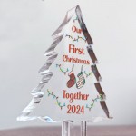 Personalised Our First 1st Christmas Together Acrylic Ornament