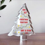 Personalised Our First Christmas Together Acrylic Tree Christmas