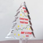 Personalised Our First Christmas Together Acrylic Tree Christmas