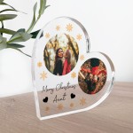 Merry Christmas Auntie Gift Personalised Acrylic Plaque