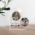 Merry Christmas Daddy Gift Personalised Acrylic Plaque With Phot