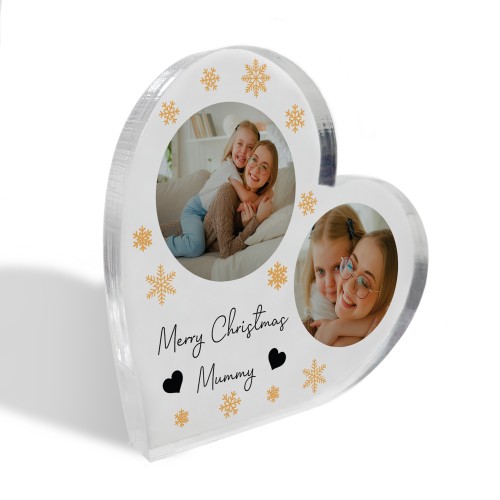 Merry Christmas Mummy Gift Personalised Acrylic Plaque