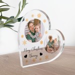 Merry Christmas Nanny Gift Personalised Acrylic Plaque With Phot