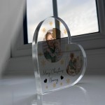 Merry Christmas Nanny Gift Personalised Acrylic Plaque With Phot