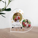 Merry Christmas To My Sister Gift Personalised Acrylic Plaque