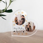 Merry Christmas Step Dad Gift Personalised Acrylic Plaque