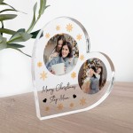 Merry Christmas Step Mum Gift Personalised Acrylic Plaque