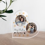 Merry Christmas Step Mum Gift Personalised Acrylic Plaque