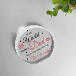 Dad Gifts Acrylic Plaque Dad Gifts Christmas Birthday Gift