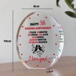 5th Anniversary Wedding Gifts for Wife Couple Gift Acrylic Sign