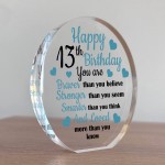 13th Birthday Gifts For Son Grandson Nephew Acrylic Plaque