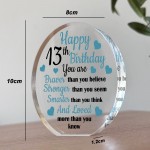 13th Birthday Gifts For Son Grandson Nephew Acrylic Plaque