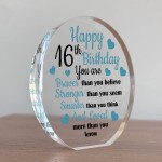 16th Birthday Gifts For Son Grandson Nephew Acrylic Plaque