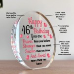 16th Birthday Gifts For Daughter Granddaughter Niece Plaque